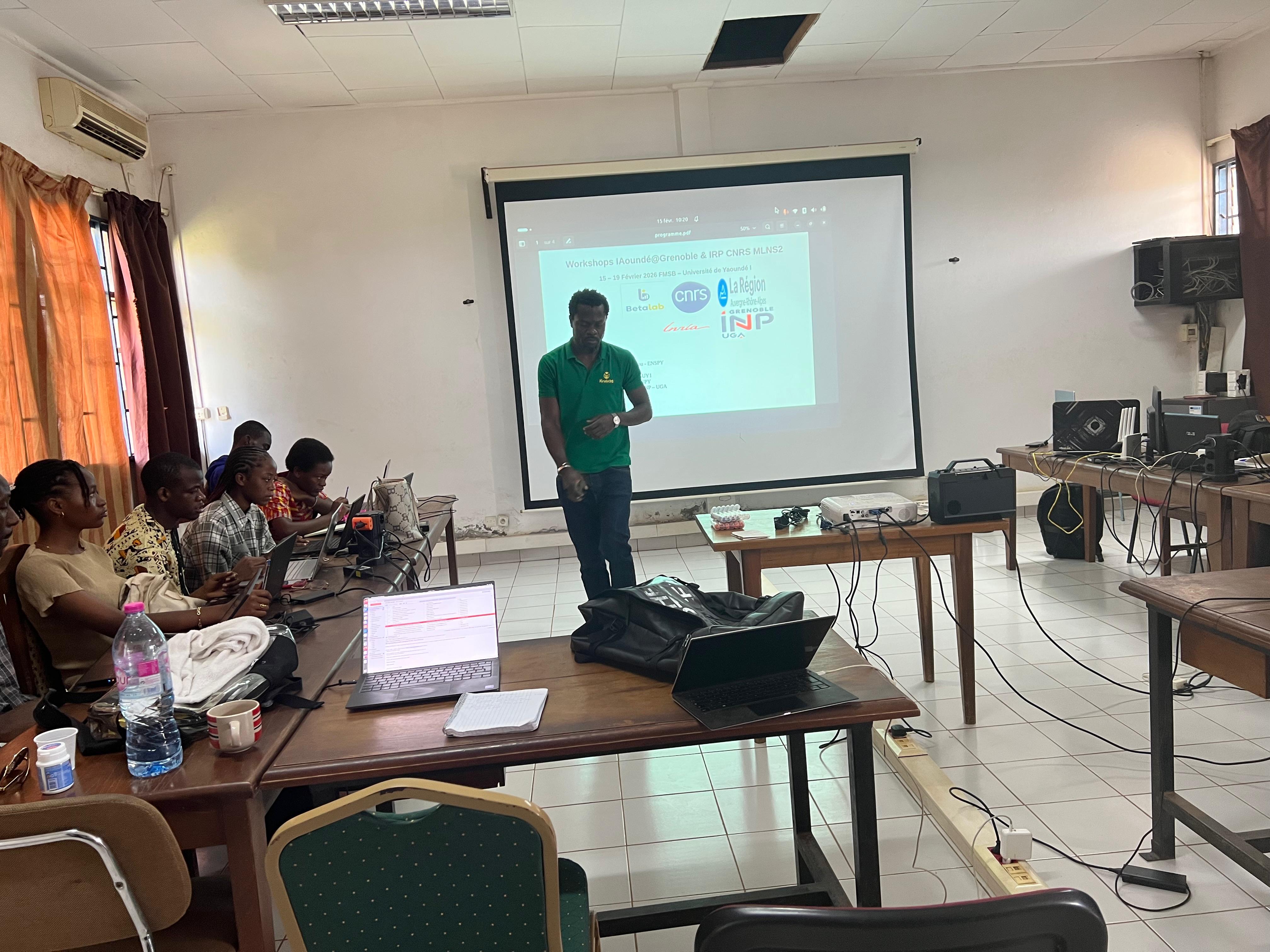 Workshops IAoundé & IRP CNRS MLNS2, 15–22 Fév. 2026
