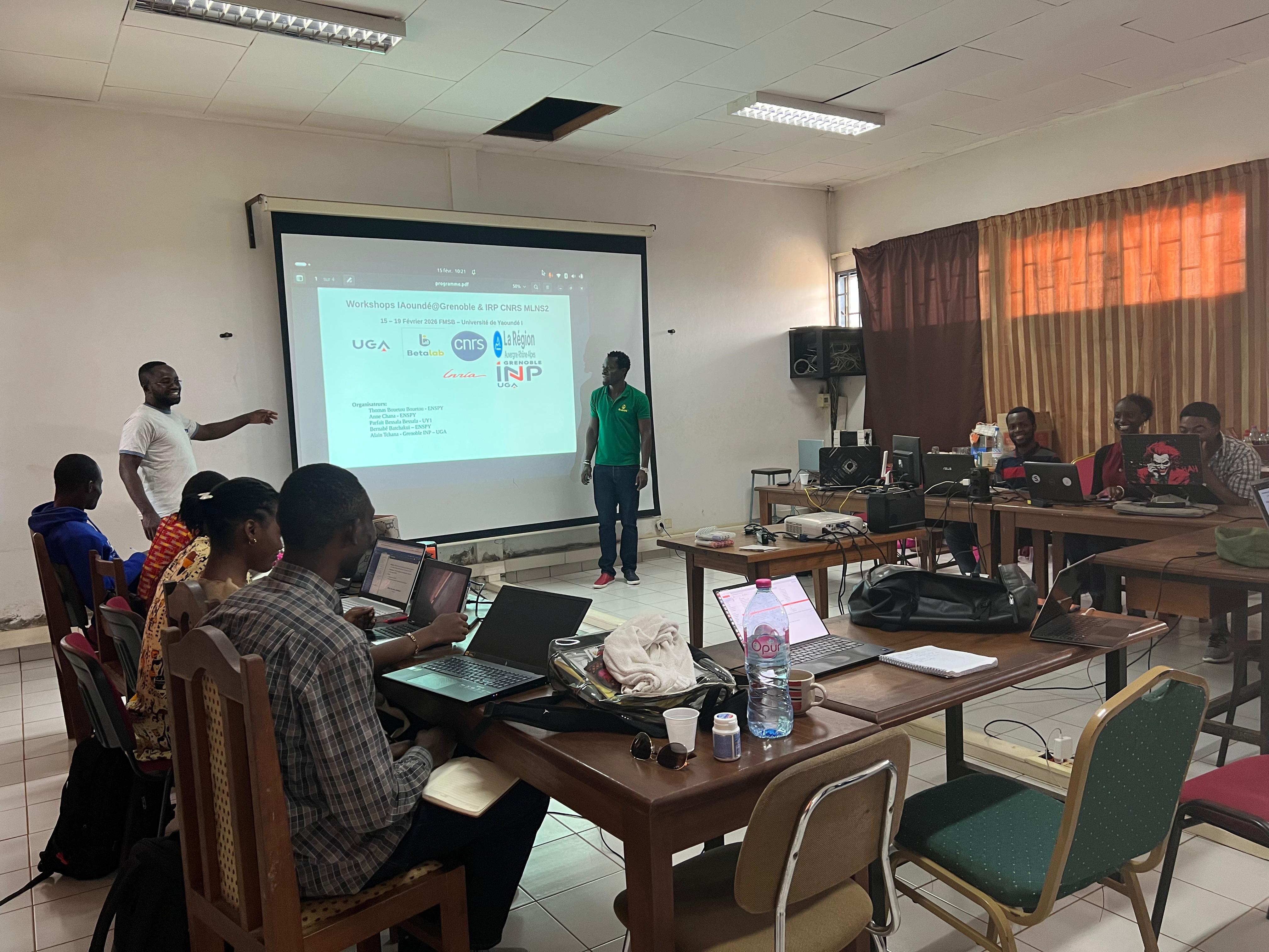 Workshops IAoundé & IRP CNRS MLNS2, 15–22 Fév. 2026